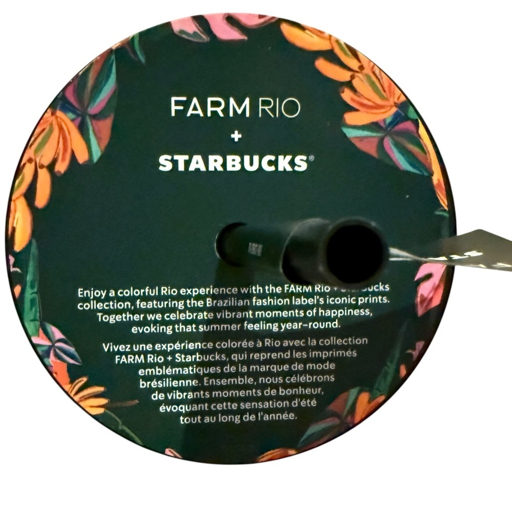 New Starbucks x FARM Rio 24 oz. Stainless Cold Cup Borogodo Venti Tumbler - Picture 4 of 7